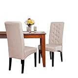 BEST Natural Plain Dining Chair, 2-Pack