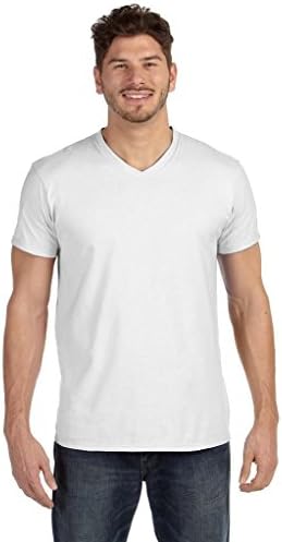 Hanes Men's Nano-T V-Neck T-Shirt - White - S