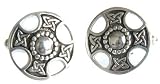 Sterling Silver Celtic Cross Cufflinks