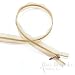 Set of 12 Transparent Invisible Zippers with Silver Pullers, Nude 2 Color, 28
