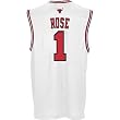 Derrick Rose Jersey: adidas White Replica #1 Chicago Bulls Jersey