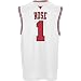 Derrick Rose Jersey: adidas White Replica #1 Chicago Bulls Jersey