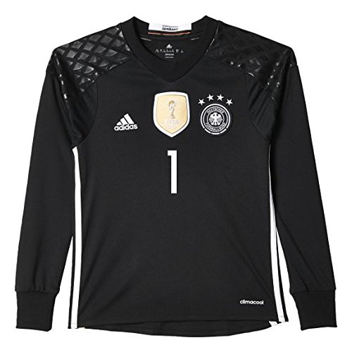 DFB Deutschland Torwart Trikot EM 2016 Kindergröße 128-176 mit gratis Beflockung NEUER Nr.1 oder Eigenname + Wunschnummer, alles ist möglich