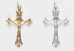 Small Crucifix - Pendant - 1 and 1/2in. Height - IMPORTED FROM ITALY