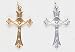 Small Crucifix - Pendant - 1 and 1/2in. Height - IMPORTED FROM ITALY