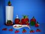 CHERRY 3D Resin & Ceramic R Kitchen 15 pcs Set NEW