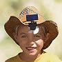 ON SALE: Solar Powered Outdoor Hat Fan (2-Pack) ~ Gaiam