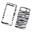 Samsung Omnia i910 (Verizon) Snap on Protector Hard Case Image Cover Silver Zebra