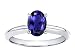 Jewelry : 1.25 cts Genuine Iolite Solitaire Engagement Ring - 14kt White or Yellow Gold