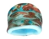 Blue-Tone Murano Glass Ring