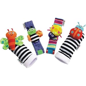 Buy Lamaze Garden Bug Wrist Rattle Foot Finder Set by Lamaze now!