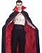 New Mens Womens Halloween Vampire Cape Red Black Velvet Adult Standard