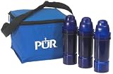 PUR 2 Stage Water Pitcher Replacement Filter with Bonus Cooler Bag #CRF-950Z, 3-Pack