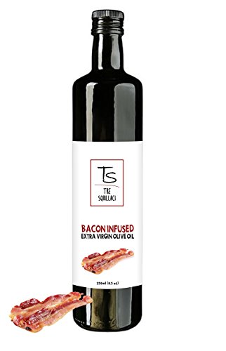 Gourmet Bacon Infused Olive Oil Naturally Flavored in Italy 8.5 Fl Oz