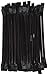 Albert'S Splash Candy Filled Straws, Black, Cherry, 240 Pieces