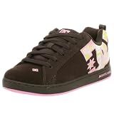  : DC Women's Court Graffik SE Sneaker,Dark Chocolate/Pink,5 M