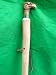 Elegantly finished, natural wood hiking pole/stick with gorgeous Eagles Head handle, leather wrist loop and Spiked Metal Ferrule.