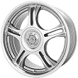 American Racing Estrella AR95 Machined Finish Wheel with Clear Coat (19x7"/5x13")