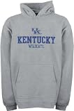 Kentucky Wildcats Youth Grey Tackle Twill Hooded Sweatshirt