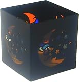 Square Celestial (Moon and 3 (Candleholder)
