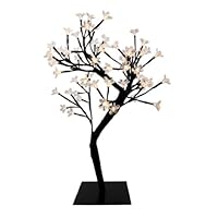 64 LED Light Cherry Blossom Tree Table Decor White LEDs