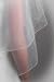 White Two Tier Bridal Veil with Rhinestone Edges