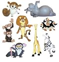"TINY" Madagascar Escape 2 Africa Mini Figures - Set of Vending Machine Toys