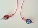 Swarovski Crystal Butterfly Lampwork Bead Thong Bookmark #BKT12
