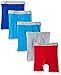 Hanes Boys' Comfort Flex Long Leg Boxer Brief (Pack of 5), Assorted, X-Large