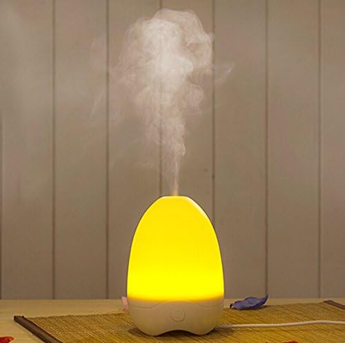 Glovion Fragrance Lamp Humidifier Air Moistener Aromatherapy Aroma Diffuser Mist Maker with Night Light Lamp (Yellow)