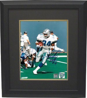 Herschel Walker signed Dallas Cowboys 8x10 Photo Custom Framed