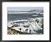 Gullfoss Waterfall in Winter, Golden Circle, Iceland, Polar Regions Scenic Framed Art Poster Print by Tony Waltham, 22x18