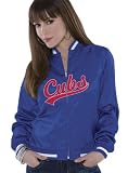 Chicago Cubs Women's Reversible Satin Jacket - by Alyssa Milano