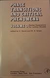 Phase transitions and critical phenomena. Vol.3, Series expansions for lattice models