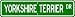 yorkshire terrier - Yorkshire Terrier STREET SIGN ~ High Quality Aluminum ~ Dog Lover