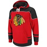 NHL Youth Chicago Blackhawks Power Play Hoodie - R58Nhqdd (Red, Large)