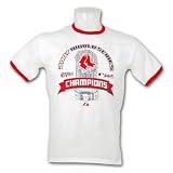 Boston Red Sox MLB Official 2007 World Series Champions Locker Room Ringer T-Shirt