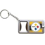 Pittsburgh Steelers Flashlight Bottle Opener Keychain