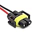 PartsSquare 1 Pair 881 H11 880 Plug Wiring Harness Sockets For Headlight Fog Driving Light