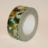 JVCC CAM-01 Premium Grade Camouflage Duct Tape: 5 in. x 25 yds. (Woodland Forest Green)