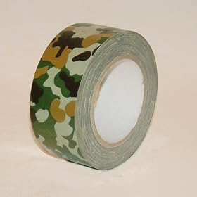 JVCC CAM-01 Premium Grade Camouflage Duct Tape: 2 in. x 25 yds. (Woodland Forest Green)