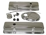 1958-86 Chevy Small Block 283-305-327-350 Steel (Tall) Engine Dress Up Kit - Chrome