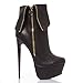 V-Luxury Womens 11-VICKY24 Closed Toe High Heel Platform Mid Calf Stiletto Boot