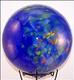 Outdoor Living : 10 Inch Royal Circus Blue Hand-blown Glass Gazing Globe