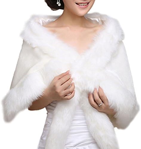 QLPJ Womens Fashion Long Flat Wool Shawl Wool Shawls Wedding Dress Shawl