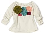 Tea Collection Baby-Girls Infant Fiesta Flores Top, Birch, Small