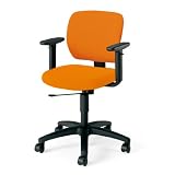 kokuyo EAZA(�C�[�U)�`�F�A�[ ���[�o�b�N ���I�t �}���_�����I�����W(�w�����F) W595�~D535�~H810-900mm