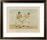 Mendoza vs. Humphry Collections Framed Art Poster Print by C.r. Ryley, 33x27