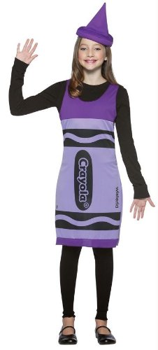 Costumes For All Occasions Gc451306 Crayola Tank Wisteria 10-12 Tw