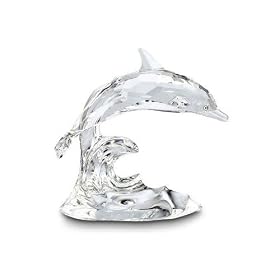 Original Swarovski Silver Crystal Dolphin Ornamental Figurine